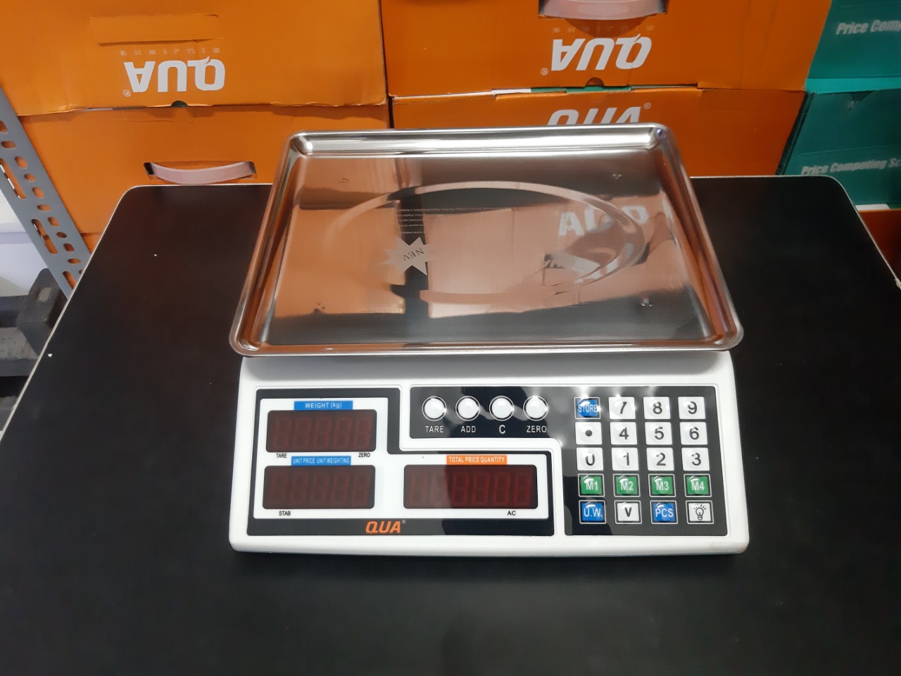 Cân điện tử tính tiền 30kg Đài Loan QUA810 Cân điện tử tính tiền 30kg Đài Loan QUA810